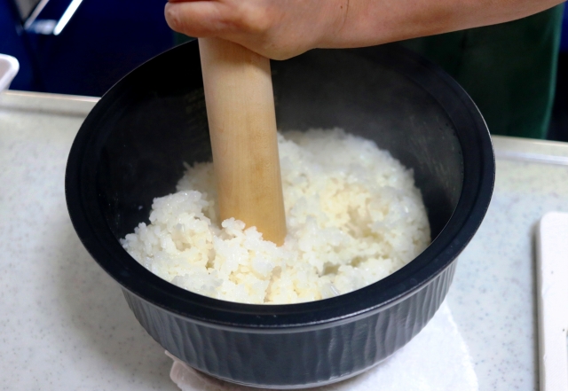 おはぎ作り