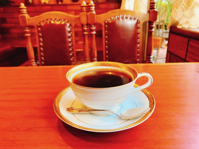 喫茶店のコーヒー