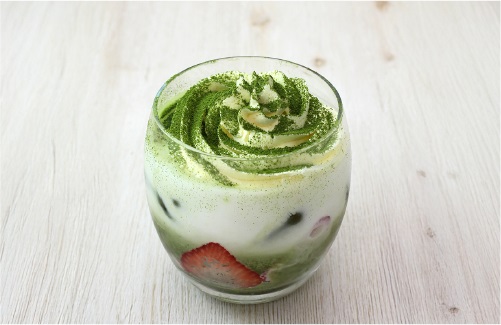 抹茶ソースホットケーキ