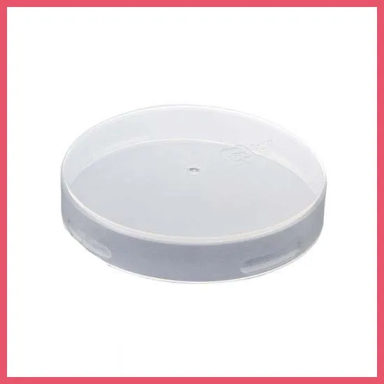 【個人宅・沖縄不可】デザート容器フタ　ＰＥキャップ　５２φ　１４４個入【直送品：Ｂ】