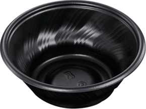 ＳＤ咲き丼　本体　Ｍ１９　ＢＫ　５０枚入　（別売　蓋あり）