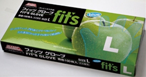 ＢＡＳＩＣ　ＮＥＷＦＩＴ’Ｓグローブ　Ｌブルー　１００枚箱入