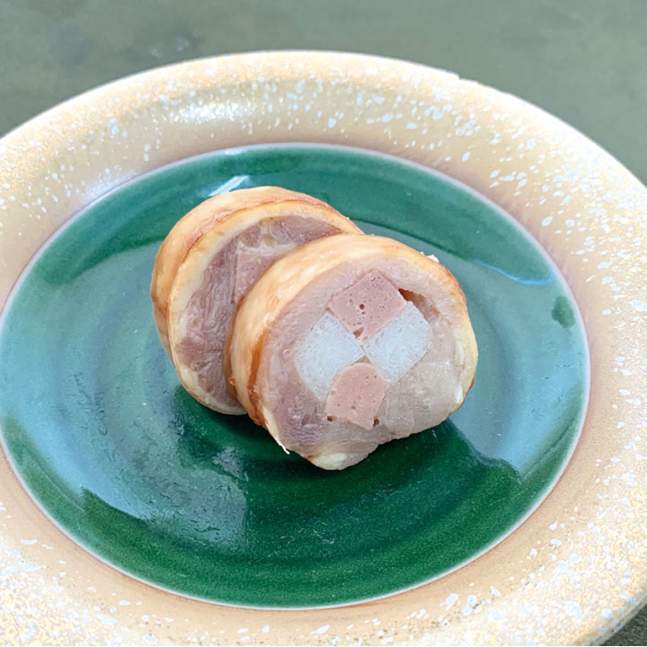 【お正月】山福）チキンロール市松 　260g（カットなし）