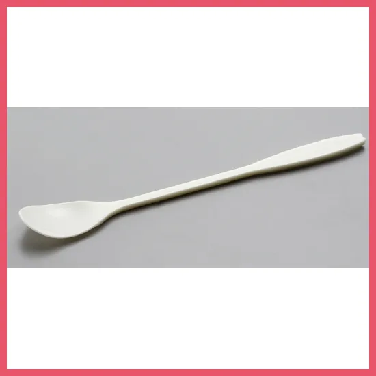 【個人宅・沖縄不可】ロングスプーン　プラスプーン（個別包装）　５００個入【直送品：Ｂ】