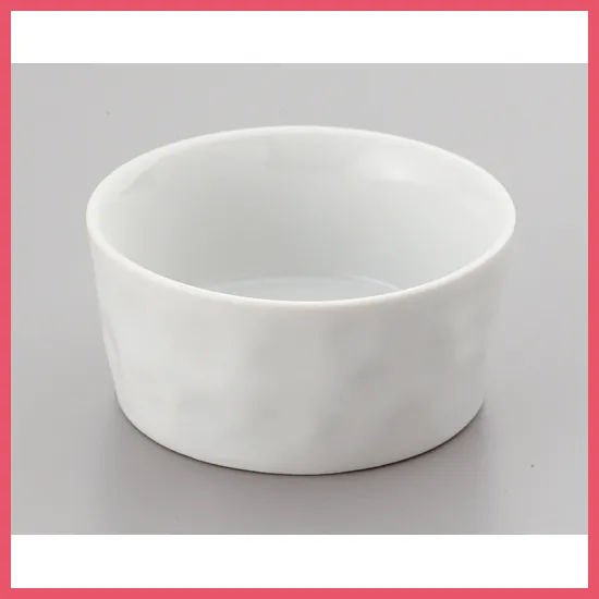 【個人宅・沖縄不可】耐熱容器　ココット１００　白　２４０個入【直送品：Ｂ】