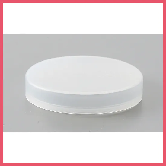 【個人宅・沖縄不可】デザート容器フタ　ＰＥキャップ５２φ　１２０個入　【直送品：Ｂ】