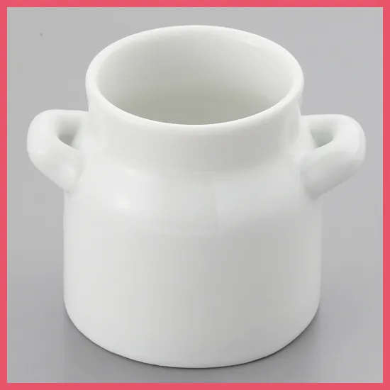 【個人宅・沖縄不可】デザート容器･陶器　ミルク缶　１２０個入【直送品：Ｂ】