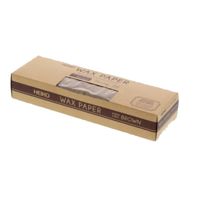 ＷＡＸペーパーフェザーイニシャル茶　２１．８ー２５　１００枚入り