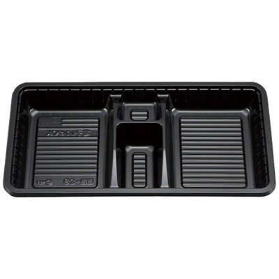 ＢＳ弁当２９　黒本体　１００枚入　（別売　蓋あり）