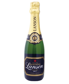 ランソン　ブラックラベル　ブリュット　小　　白　375ml