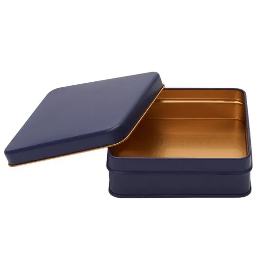【個人宅・北海道・沖縄不可】Ｃａｎｄｙ缶　スクエア缶　ナイトブルー　６０個入【直送品：Ｚ－Ｃ】