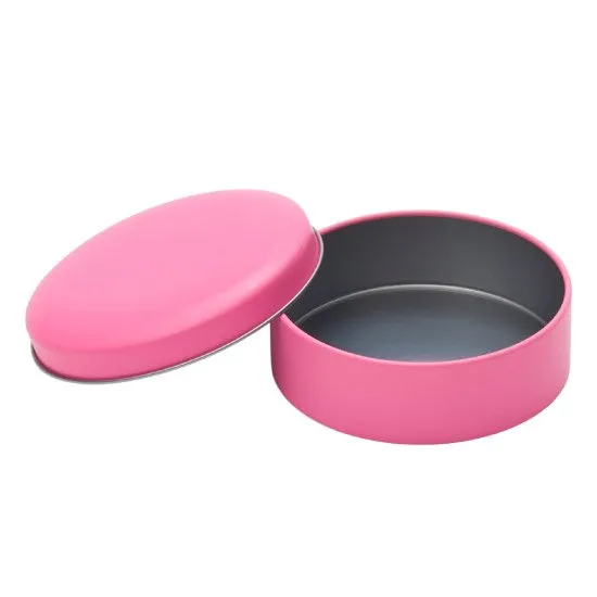 【個人宅・北海道・沖縄不可】Ｃａｎｄｙ缶　ラウンド缶　チェリーピンク　１５０個入【直送品：Ｚ－Ｃ】