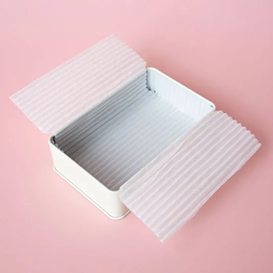 【個人宅・北海道・沖縄不可】コフレ缶　専用グラシン紙　６０枚入【直送品：Ｚ－Ｃ】