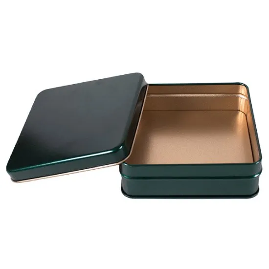 【個人宅・北海道・沖縄不可】Ｃａｎｄｙ缶　スクエア缶　エメラルド　６０個入【直送品：Ｚ－Ｃ】
