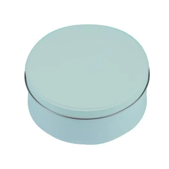 【個人宅・北海道・沖縄不可】ボーロ缶　ミントブルー　６０個入【直送品：Ｚ－Ｃ】