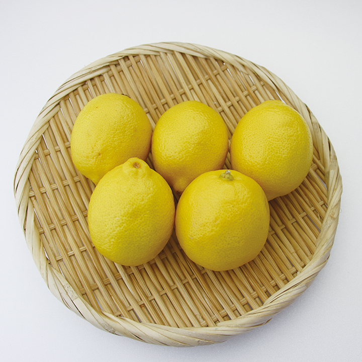 ◆生鮮）レモン（中玉） 約１２０ｇ×５個