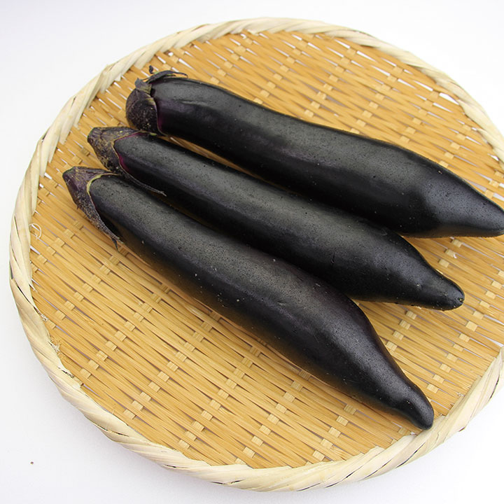 ◆生鮮）長ナス（Ｌ） 約１５０ｇ×３本