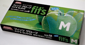 ＢＡＳＩＣ　ＮＥＷＦＩＴ’Ｓグローブ　Ｍブルー　１００枚箱入