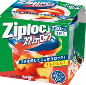 家庭用ジップロックスクリューロック　７３０ｍｌ　１個入