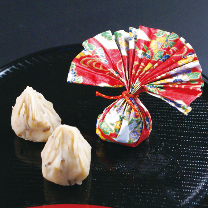 【お正月】友禅包み（栗餡） 　約15g×12個入