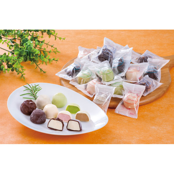 ヒカリ乳業）チョコアイスボール　12ml×6粒×各5種入