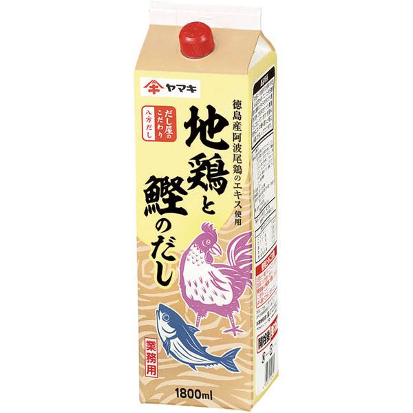 ヤマキ）八方だし地鶏と鰹のだし　1.8L