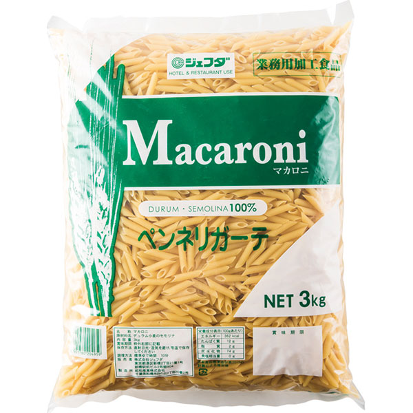 ジェフダ）ペンネリガーテ　3kg