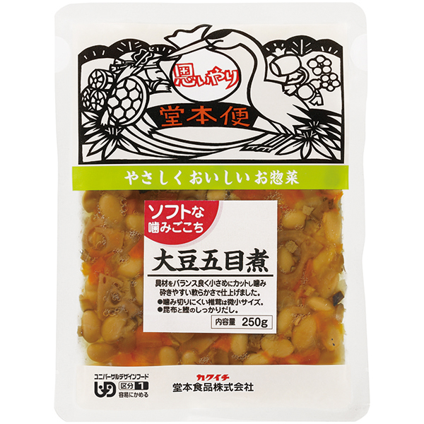 【介護】堂本食品）ソフトな噛みごこち 大豆五目煮　250g