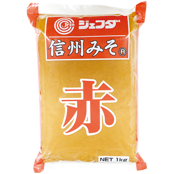 ジェフダ）信州みそ（赤）　1kg