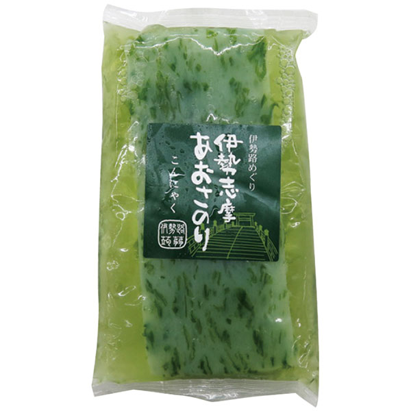 オリジナル）伊勢志摩あおさのりこんにゃく 　約250g(カットなし)
