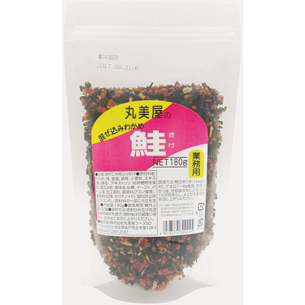 丸美屋フーズ）混ぜ込みわかめ 鮭　180g