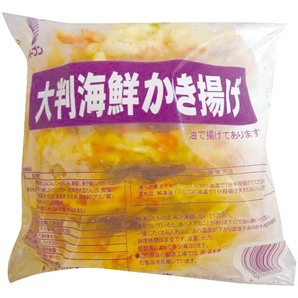 オーブン）大判海鮮かき揚げ　5枚入（650g）