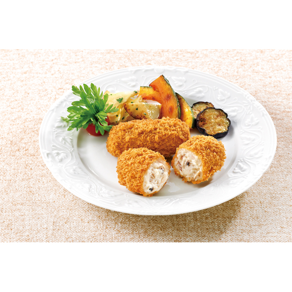 【売尽し】テーブルマーク)4種きのこのクリームコロッケ（ベーコン入り） 70g×10個入