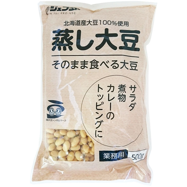 ジェフダ）蒸し大豆（国産）　500g