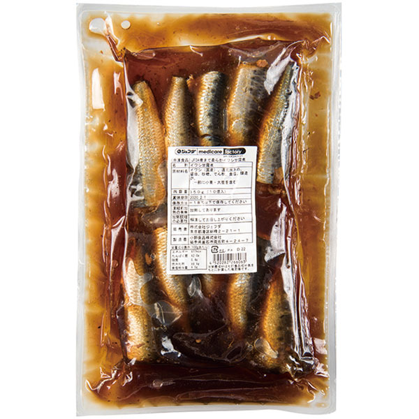 ジェフダ）骨まで柔らかイワシ甘露煮　350g（10切入）