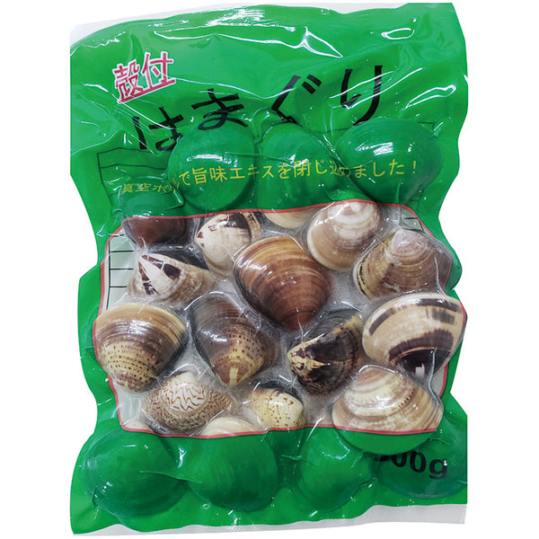 クラレイ）殻付ハマグリ　500g（約25～30g×16～20粒入）