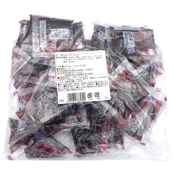 スドージャム）ブルーベリージャム　15g×40個入