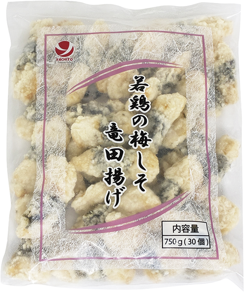 八千代商事）若鶏の梅しそ竜田揚げ　約25g×30個入