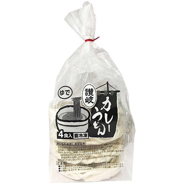 四国日清食品）讃岐カレーうどん　300g×4食入