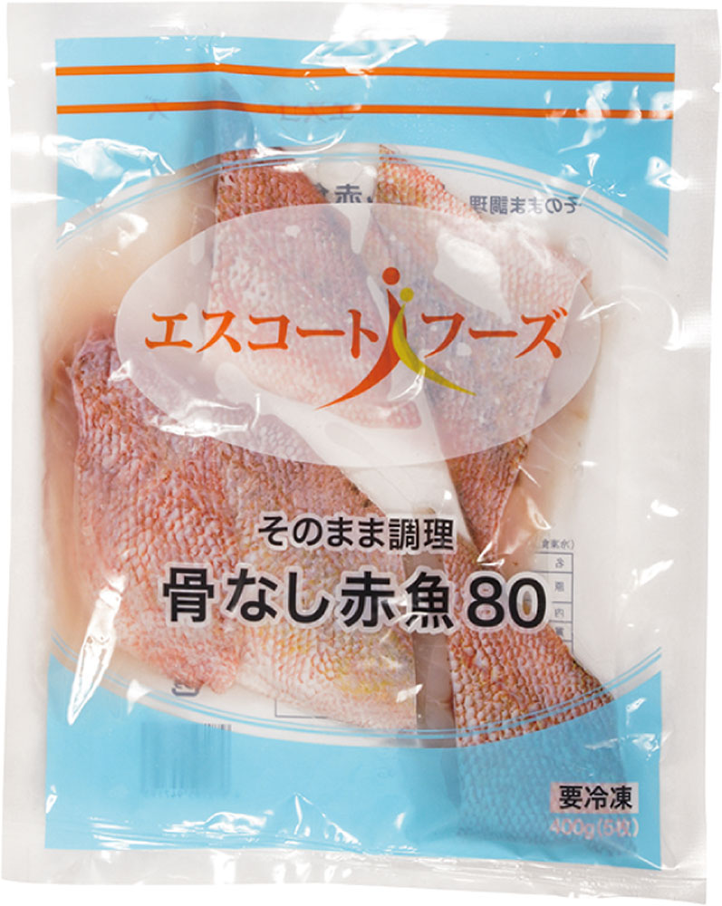 エスコートフーズ）そのまま調理 骨なし赤魚　約80g×5切入