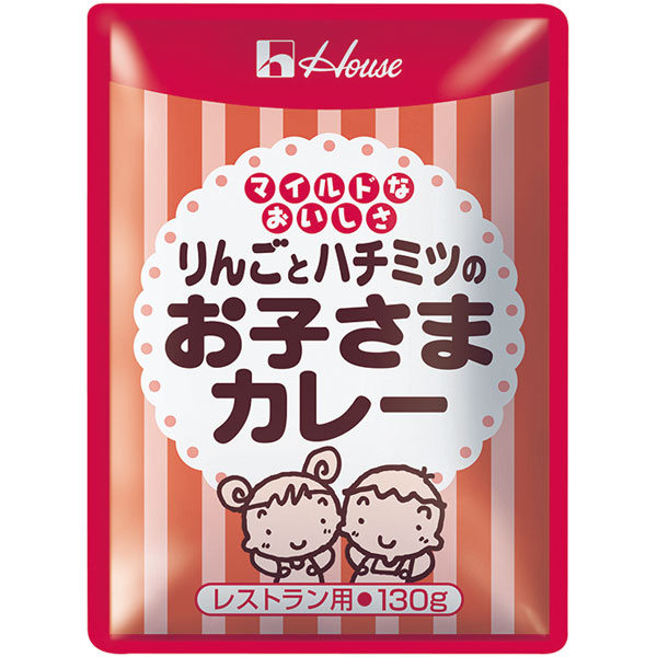 ハウスギャバン）リンゴとハチミツお子様カレー　1食130g