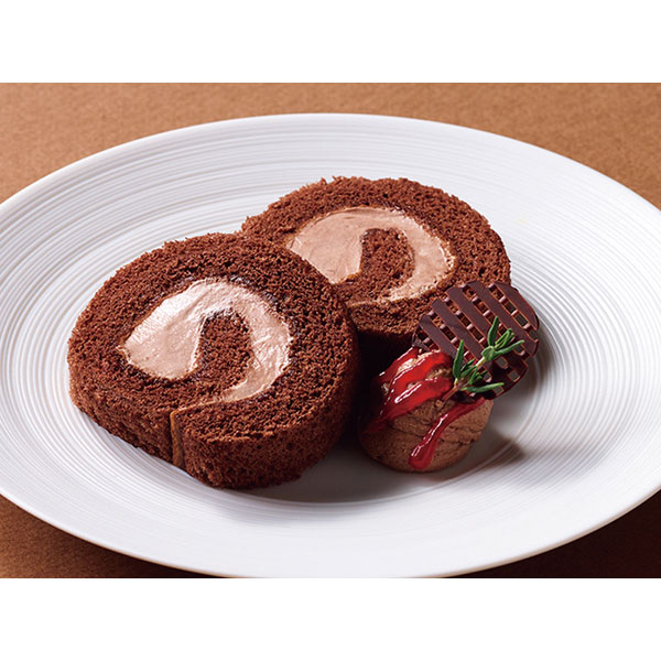 味の素冷凍食品）カット済みケーキ ふわとけロールカカオ　180g（約11.2g×16カット入）