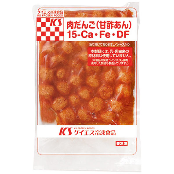 ケイエス冷凍食品）肉だんご（甘酢あん）Ca・Fe・DF　900g（40個入）