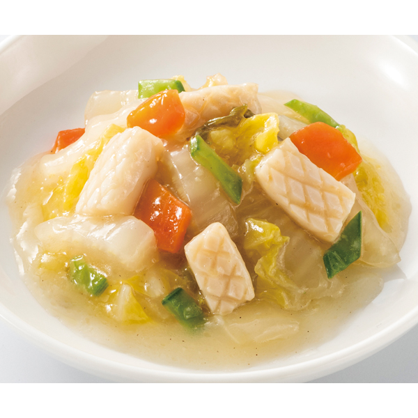 【介護】堂本食品）ソフトな噛みごこち いかと白菜の中華あんかけ1kg