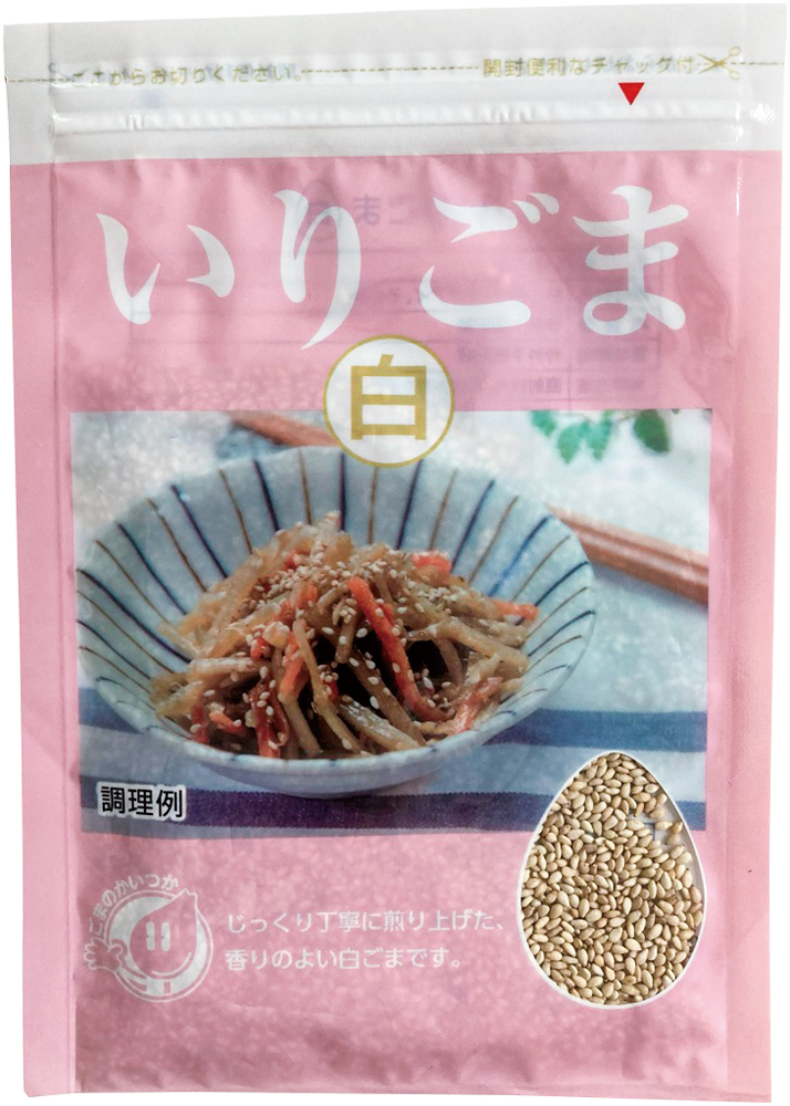信明商事）炒りゴマ　白　８０ｇ