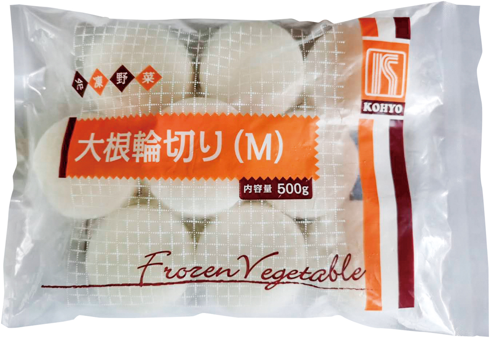 中国産冷凍大根輪切り（M）　500g