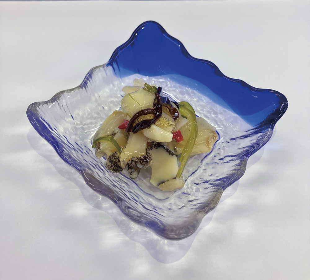 三豊）北海道産つぶ貝パリパリ山葵　500ｇ
