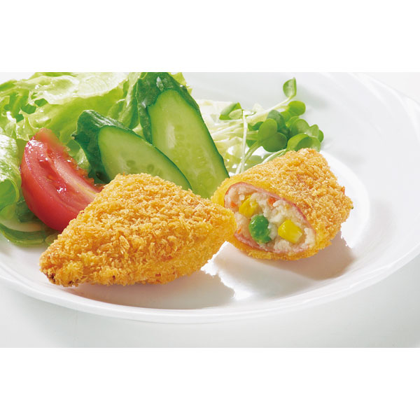 【新商品】ジェフダ）ベーシック ハムポテト　6kg（100個入）