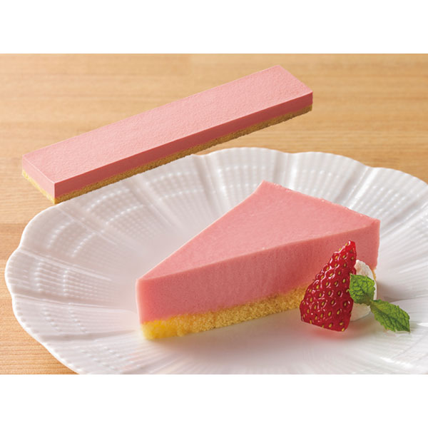 味の素冷凍食品）フリーカットケーキ いちごムース（食物繊維）　430g（カットなし）