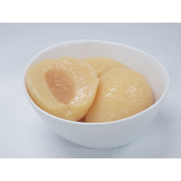 【9月～12月月間特売】ジェフダ）ジェフダ 完熟白桃 ハーフ　2号缶（固形510g、内容総量850g）